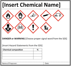 Collection of most popular forms in a given sphere. Chemical Container Labels Ehs