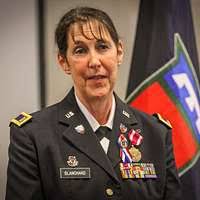 Army Reserve Chief Warrant Officer 5 Dawn Blanchard,