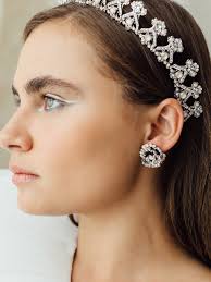 Link Bridal Earrings by Maria Elena Headpieces