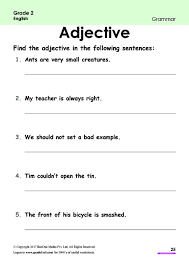 Printable english grammar exercises with answers (pdf worksheets to download). Pin On Adjectives