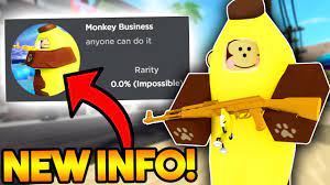Codes give you skins in arsenal roblox. New Info On The Arsenal Monkey Skin Roblox Youtube