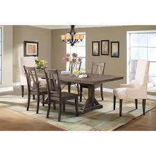What a journey it's been making these slipcover's! Rent To Own Elements International 7 Piece Finn Dining Room Collection With 2 Parson Chairs At Aaron S Today
