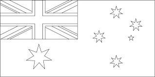 Drapreau Drapeau De L Australie A Colorier 0 Drapeau Australie Drapeau Coloriage