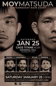 Live Combat Sport Schedule: 1/22