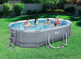 Piscine Georges Vallerey Piscine Bestway Power Steel Ovale