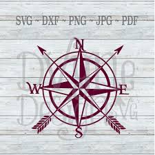 Compass Rose Svg Navigation Compass Rose Digital Download For Etsy In 2020 Compass Rose Cricut Christmas Ideas Compass Rose Design