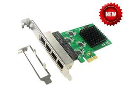 Pci Express 4 Ports Gigabit Ethernet Controller Card Rtl8111 Chipset Support Low Profile Bracket Pcie To 10 100 1000mbps Networking Port Computer Components