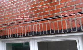In most cases, leaking windows are caused by poor installation and/or the windows are old and key parts such as seals have degraded over time. Leak Above Window During Rain Is This Caused By A Masonry Drainage Problem Home Improvement Stack Exchange