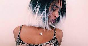 10 Two Tone Hairstyles You Must Love Pretty Designs Dip Dye Hair Short Ombre Hair White Ombre Hair
