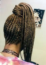 These braids are stylish and professional to wear to work or to any other outing. Indianapolis Hair Braiding Salon Ramas Hair Braiding