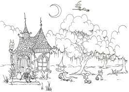 Witch house coloring pages, halloween witch home. Witch House Welcoming Halloween Day Quest Coloring Page Download Print Online Coloring Pages For Free Color Nimbus