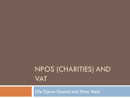 Episode 159 av civitas podcast «liberal halvtime» finner du her. Npos Charities And Vat Ole Gjems Onstad And Peter Melz Ppt Download