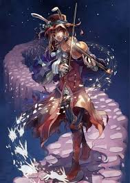 Fantasymen Bard Dnd Bard Violin Pathfinder D D Male Man Anime Anime Fantasy Manga Art High quality anime fan art gifts and merchandise. pinterest