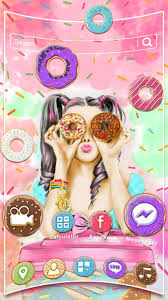 Donut Girl موضوعات خلفيات أيق For Android Apk Download