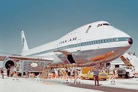 Pan Am Boeing 747 121 N734pa On Display In December 1969 Boeing 747