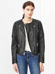 Quilted Leather Moto Jacket Product Image Leather Jacket Girl Autumn Jacket Women Fashion