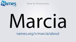 S as in see (s.iy) ; How To Pronounce Marcia Youtube