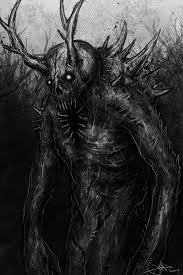 Demon In Woods Dark Art Drawings Horror Art Scary Art