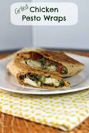 Grilled Chicken Pesto Wraps Emily Bites Recipe Recipes Food Grilled Pesto Chicken