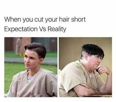 Check spelling or type a new query. Dopl3r Com Memes When You Cut Your Hair Short Expectation Vs Reality