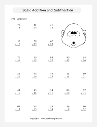 No negative answers (subtrahend no larger than minuend). Math Worksheets For Grade 1 Addition And Subtraction