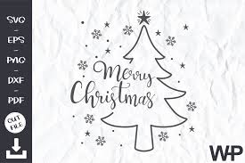 Download Merry Christmas Svg Xmas Printable Svg Graphic By Wanchana365 Creative Fabrica PSD Mockup Templates