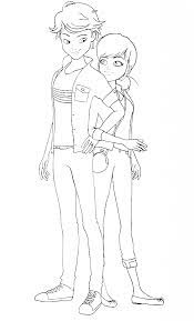 When the city is in danger, marinette turns into superheroine ladybug, and adrian into superhero. Miraculous Ladybug New Coloring Pages Youloveit Com