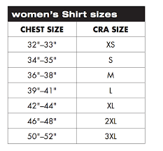 Charles River Apparel Sizing Charts And Measurement Guide