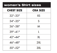 charles river apparel sizing charts and measurement guide