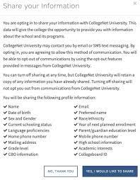 Knowing this, colleges and universities are trying to maintain clear and consistent communication with incoming students through a variety of channels, says kate child, assistant dean for academic services at bennington college in vermont who focuses on first year and international student support. Share My Profile Information With A College Coalition Help Center