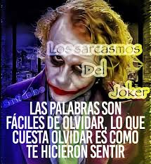 Los sarcasmo del joker