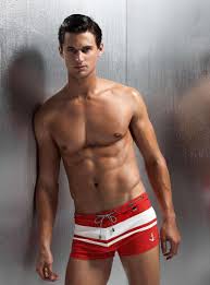 Garrett Neff Shows His Beach Bod For Simons Spring Summer 2013  Beachwearsexiezpix Web Porn