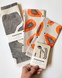 This towel ring is designed to perfection in order to keep your towels and napkins tidy. Summer Home Decor Hand Printed Kitchen Towels Printed Tea Towel Fabric Stamping