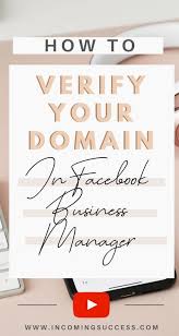 How To Verify Your Domain In Facebook Business Manager Instagram Shop 2020 In 2020 Facebook Business Business Blog Marketing Strategy Social Media