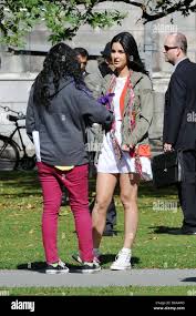 Katrina Kaif Bollywood film 'Ek Tha Tiger' being shot on location at  Trinity College. Dublin, Ireland - 13.09.11 Stock Photo - Alamy