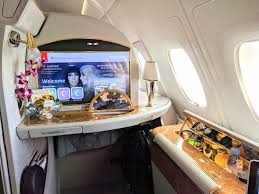 Based out of seoul, the airline flies these aircraft to seven destinations. Flight Review Emirates First Class A380 Lax Los Angeles To Dxb Dubai We Leave Today