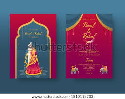 Wedding invitation card hindu indian wedding concepts indian wedding cards vector wedding invite hindu indian bride wedding card wedding background india ethnic wedding background hindu. Shutterstock Puzzlepix