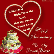 We have selected the best 20 available online for him and her each. Happy Anniversary Desicomments Com Anniversary Wishes For Friends Happy Anniversary Anniversary Wishes For Sister