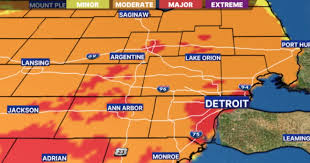 Metro Detroit Forecast: Heat Advisory issued for Wednesday