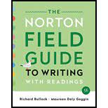 The norton field guide to writing, with readings (third edition). Norton Field Guide To Writing With Readings 5th Edition 9780393655780 Textbooks Com