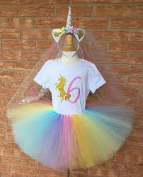 Unicorn Birthday Outfits For 10 Year Olds Girl S Unicorn Birthday Outfit 6th Birthday Tutu Rainbow Etsy In 2020 Unicorn Birthday Outfit Birthday Outfit 6th Birthday Girls