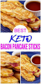 Keto Pancakes Low Carb Keto Bacon Pancake Recipe Bacon Pancake Sticks Serve As Keto Break In 2020 Pancakes On A Stick Pancakes And Bacon Diabetic Breakfast Recipes