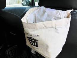 100円グッズでクルマに乗るときのプチストレスが解決 収納 アイデア インテリア 収納 車 ゴミ箱