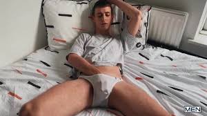 Men.Com - Underwear fetishist jerking his cock in a solo video - HOMO.XXX