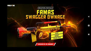 This video will definitely going to. New Weapon Royal Gun Famous New Skin Free Fire Youtube
