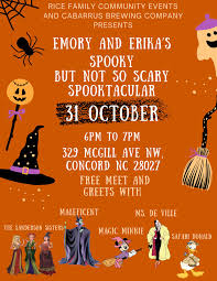 Emory and Erika's Spooky But not so Scary Spooktacular at Cabarrus Brewing Company