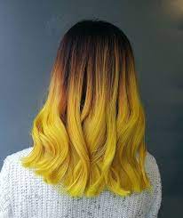 Experimenting With Hair Is Always Fun Yellow Hair Color Dye Trendy Colorful Hair Short Hair New B Coloracion De Cabello Cabello Amarillo Cabello Hermoso