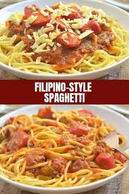 Filipino Style Spaghetti Recipe Filipino Style Spaghetti Recipes Food