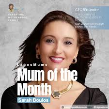 Mum Of The Month: Performing Arts Mogul Sarah Boulos