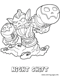 For boys and girls, kids and adults, teenagers and toddlers, preschoolers and older kids at school. Skylanders Swap Force Undead Night Shift Coloring Pages Printable